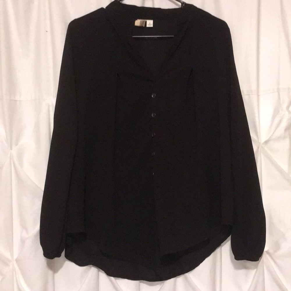 black button up